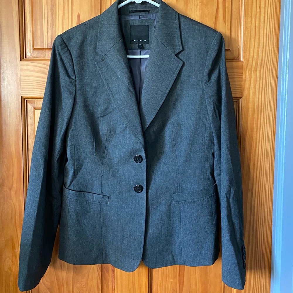 The Limited Dark Grey Blazer